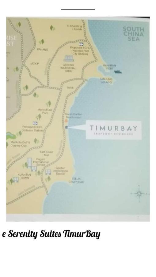 Timur Bay Sea View & Pool View 2Br Family Suite Kampung Saberang Balok 외부 사진